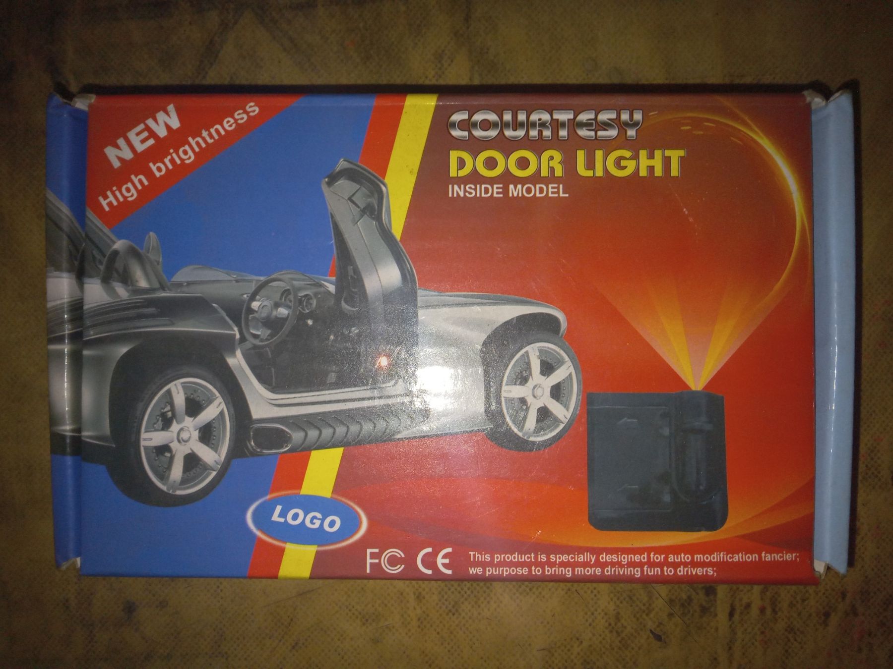 Светодиодная подсветка дверей авто