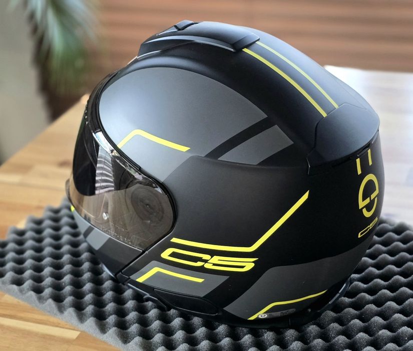 Kask szczękowy Schuberth C5 MASTER YELLOW rozm. XL
