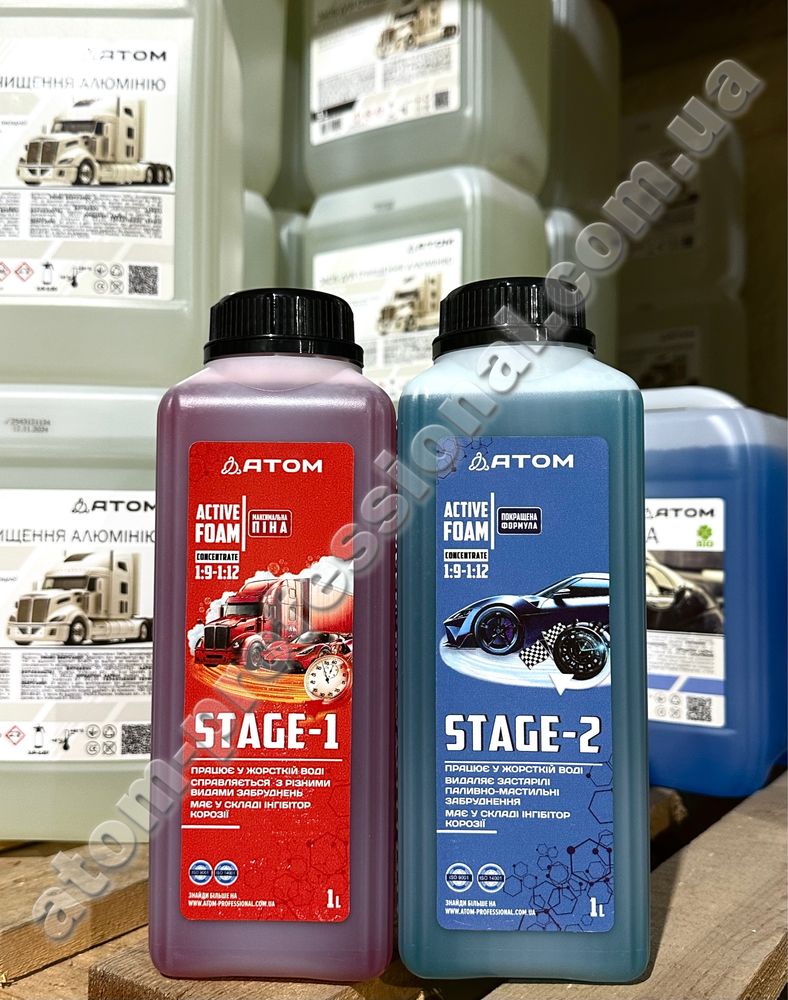 Активна піна ATOM STAGE-2 Автохімія, 1л