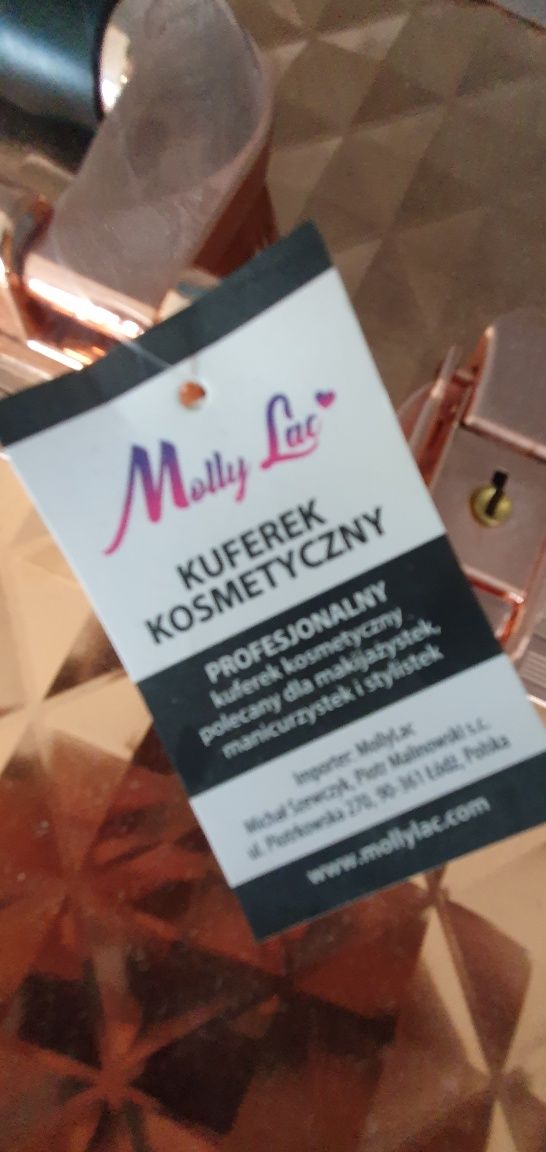 Kuferek kosmetyczny XXXL 4w1 kółka 360°