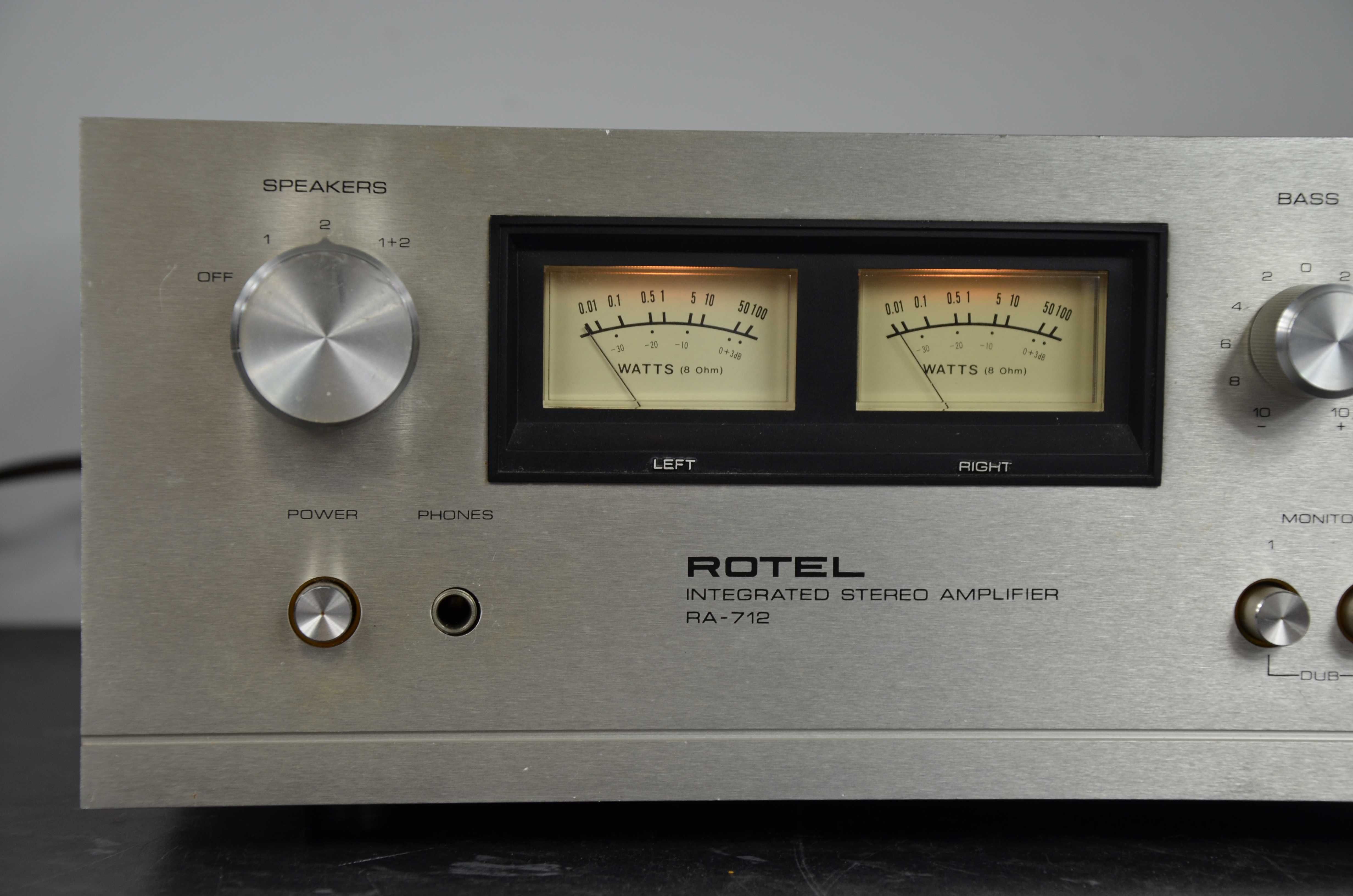 Wzmacniacz ROTEL RA-712 Stereo rarytas vintage