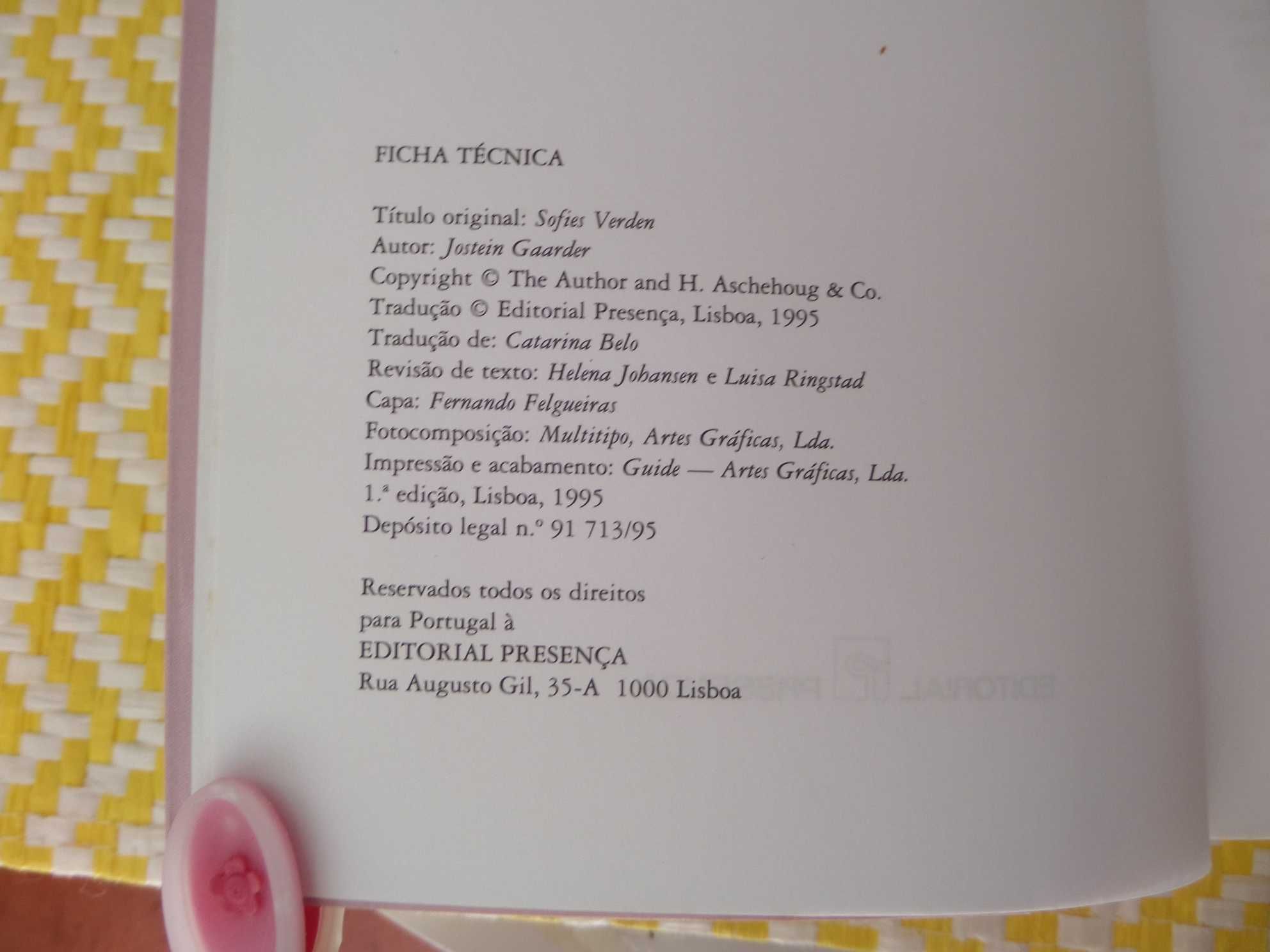O Mundo de Sofia
de Jostein Gaarder