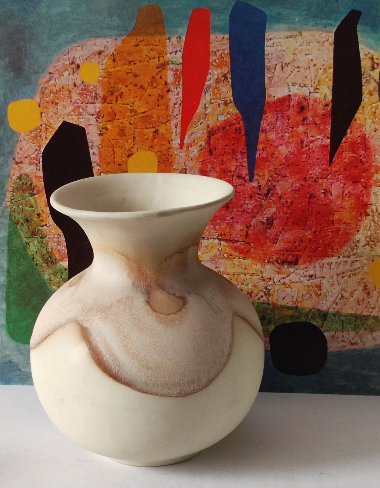 Piękna stara ceramika wazon Formano kolekcje komplet