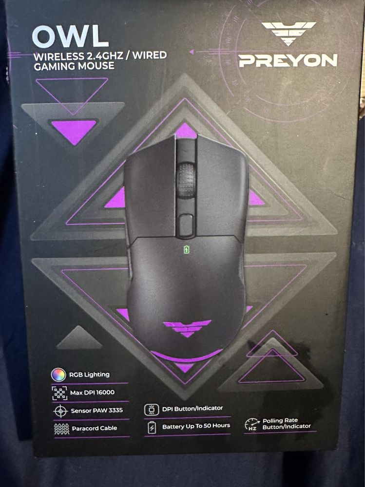 Mysz PREYON Owl Wireless