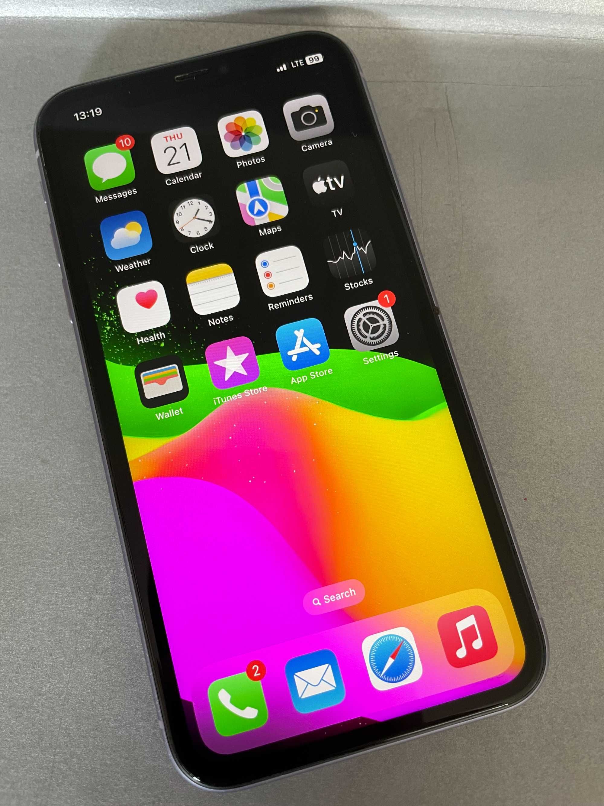 Apple iPhone 11 Purple  64 Gb АКБ 95% NEVERLOCK Айфон