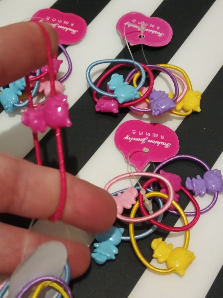 Gumki do włosów Hello Kitty 20 sztuk