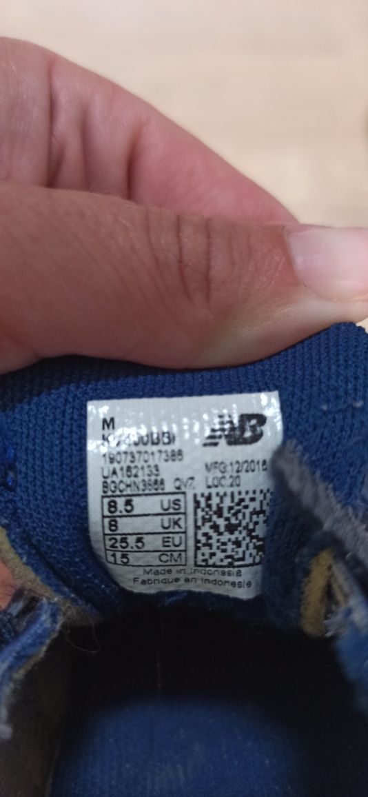 Кроссовки New Balance, 15 см