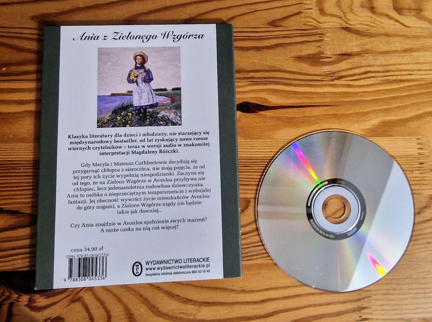 Audiobook - Ania z Zielonego Wzgórza - czyta Magdalena Różdżka CD /MP3