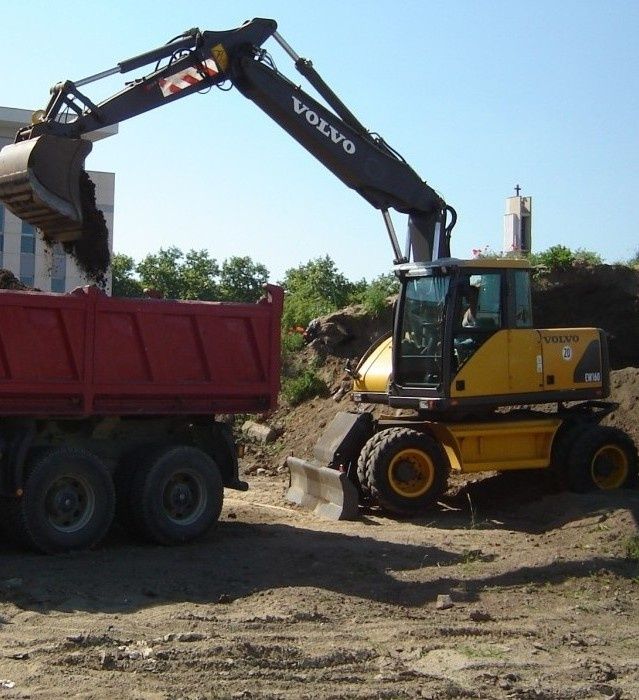 Uslugi Koparką Kołową, prace ziemne