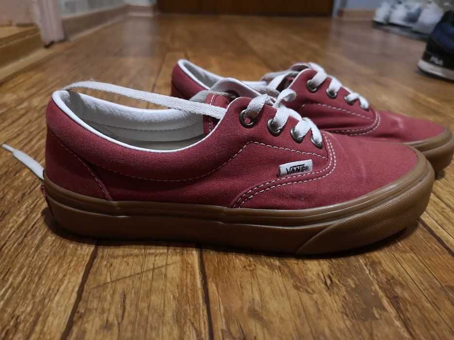 czerwone vans authentic bordowe czerwone rozmiar 35