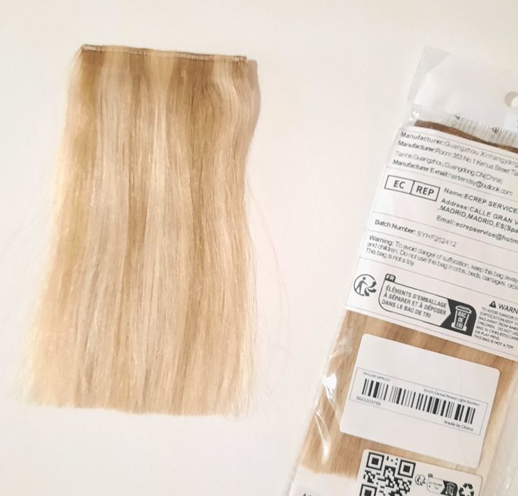 Тріпси волосся накладне кліпси шиньон парик