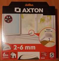 NOVA Fita de Calafetagem AXTON BORRACHA 2-6MM X 6M Adesivo Branca