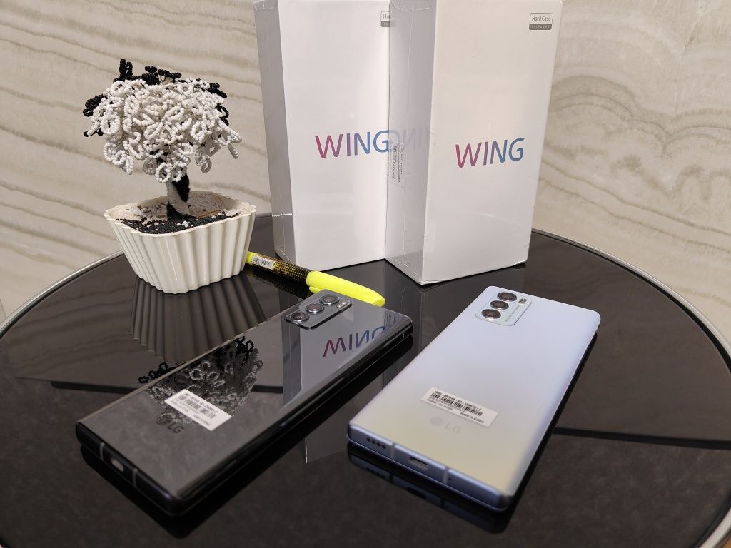 LG Wing 5G F-100TM ; LM- F100W- DS.   8/256Gb ; на 2 сім та 1 сім ,В н