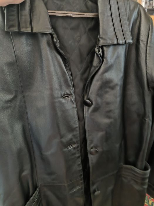 Жіноча шкіряна куртка р.56-58