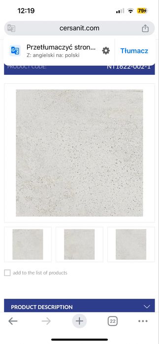 Gres Tarasowy 2.0 Moonset white mat