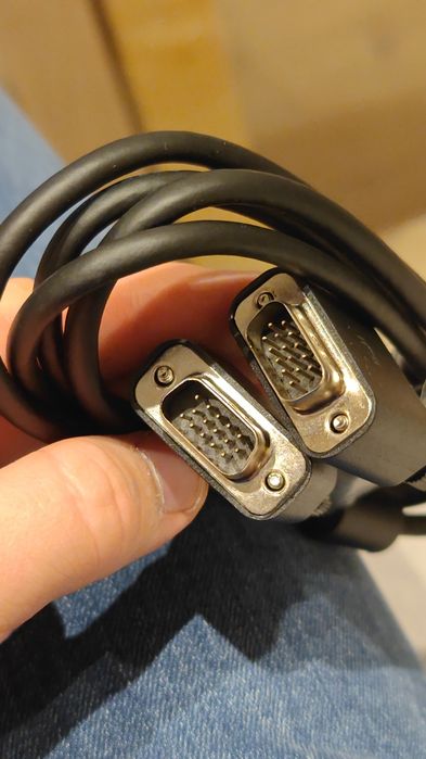 Dell Kabel przewód VGA D-Sub M/M 1.5m HD 93MD6 do monitora nowy