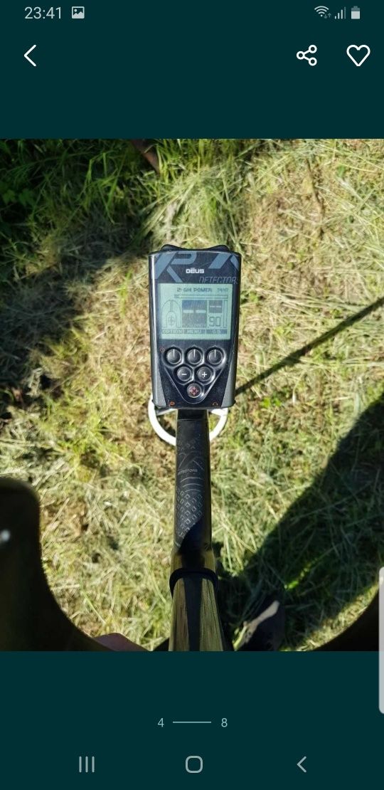 металошукач XP DEUS 22.5 HF блондинка