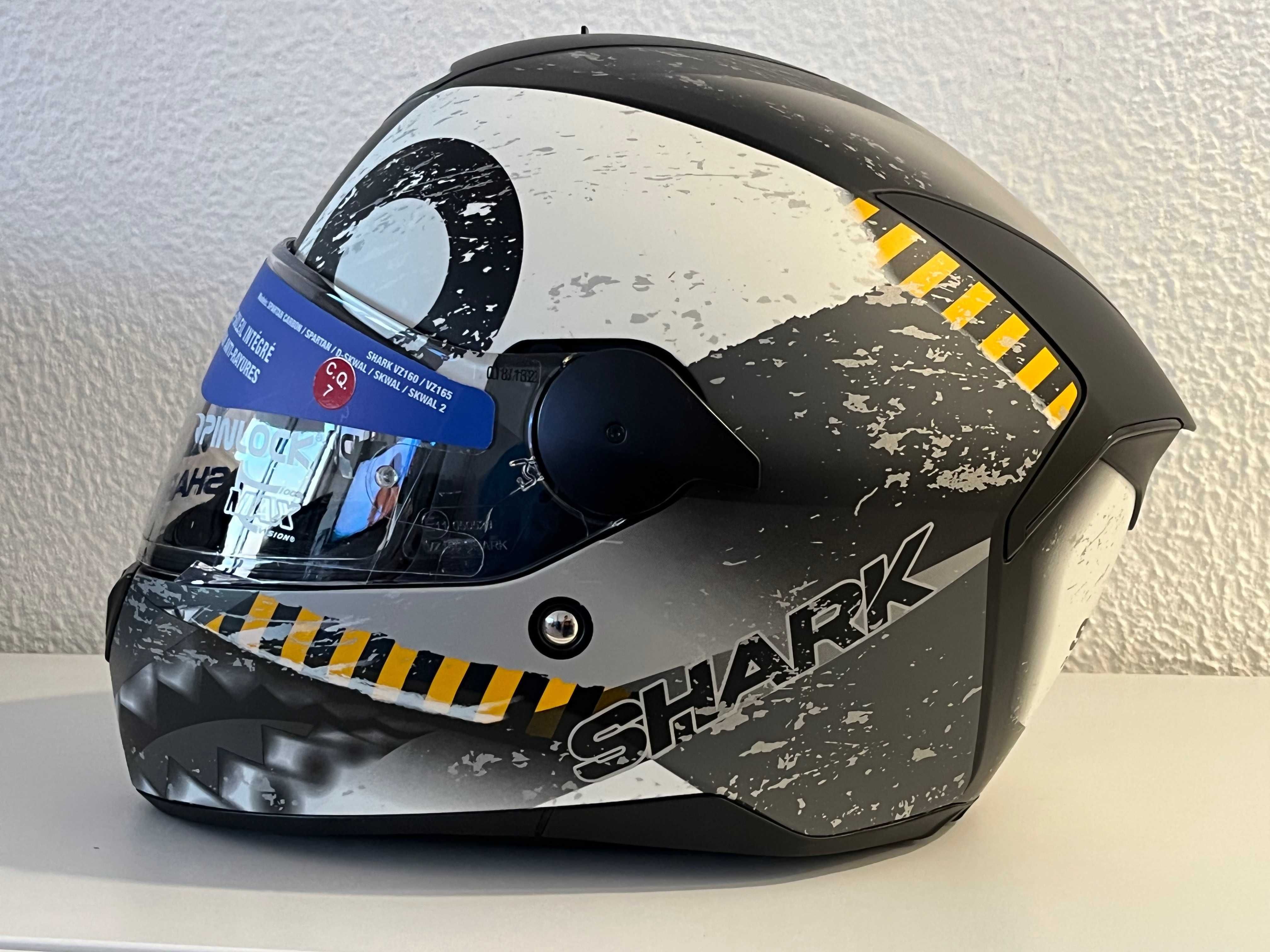 Capacete NOVO Shark D-Skwal Saurus Matt. Desconto+Pinlock. Tamanho S