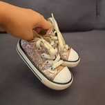 22 / 23 13 cm Converse błyszczące różowe dla dziewczynki