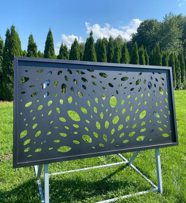 Panele, przęsła ogrodzeniowe, wycinanki, ażury. PL