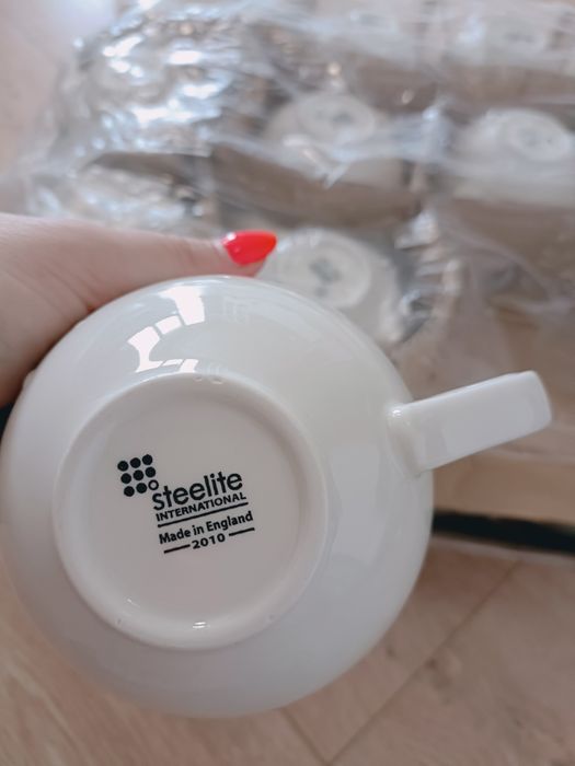 Filiżanki porcelanowe 200ml restauracyjne hotelowe rękodzieło