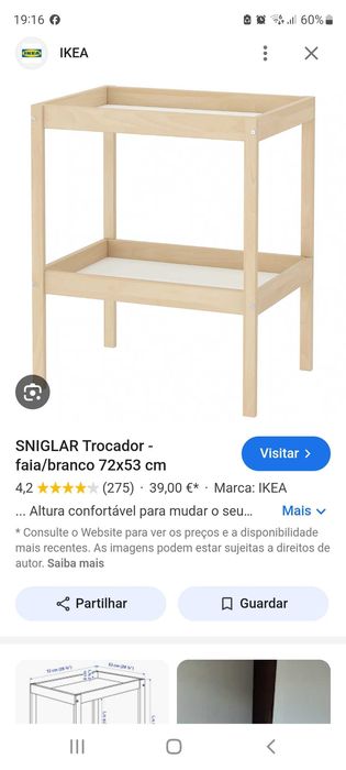 Muda fraldas SNIGLAR ikea
