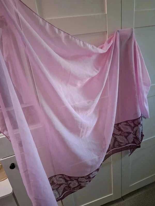 Chusta fioletowa szalik apaszka