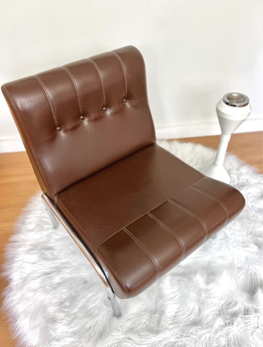 Sofá castanho vintage