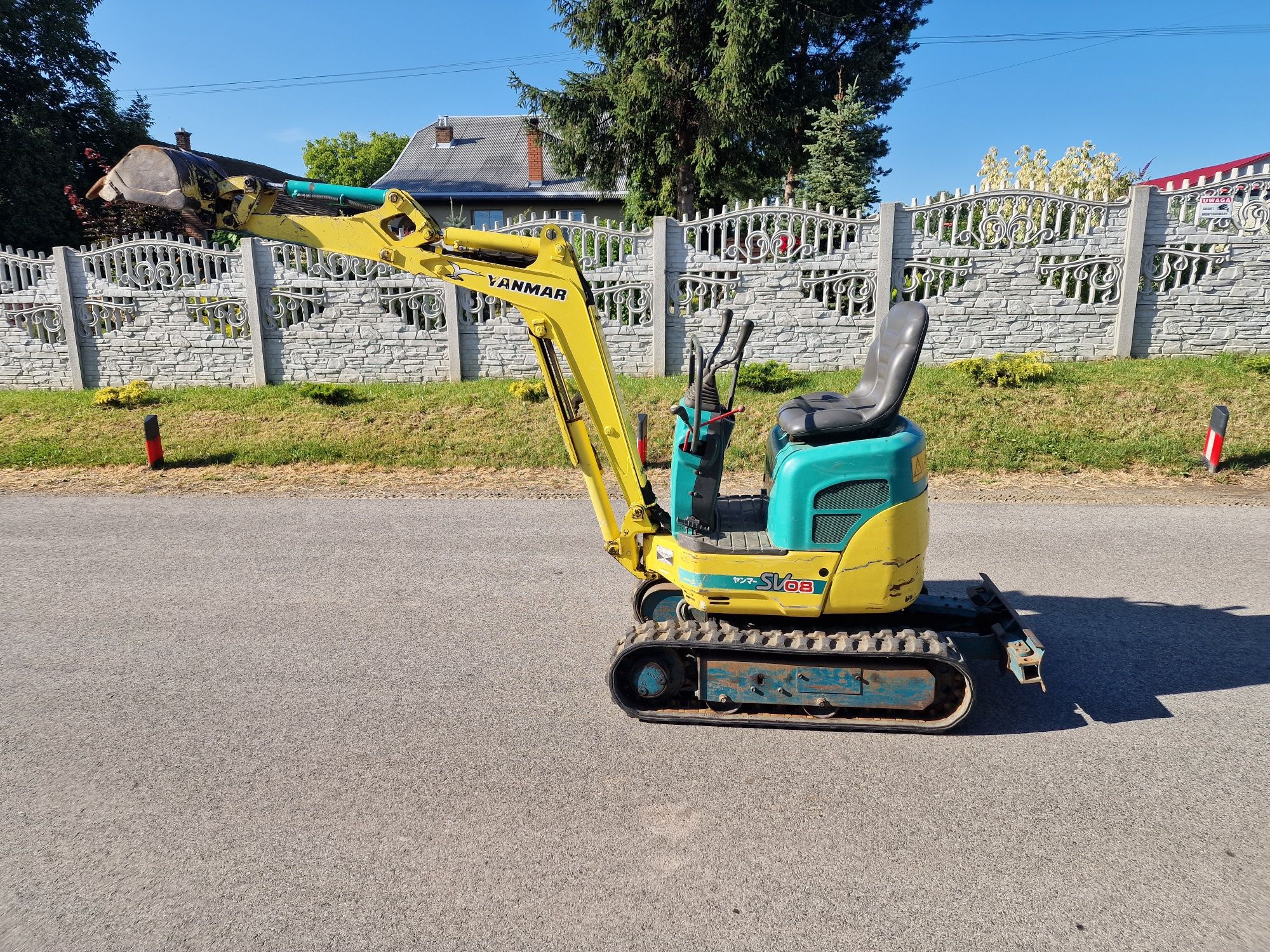 Mini koparka Yanmar SV08 PIĘKNY STAN  Z Gwarancją