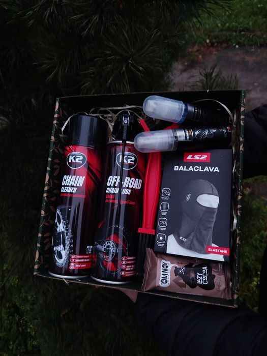 ‼️Подарунок мотоциклісту: Балаклава, мастило для ланцюга К2, очисник