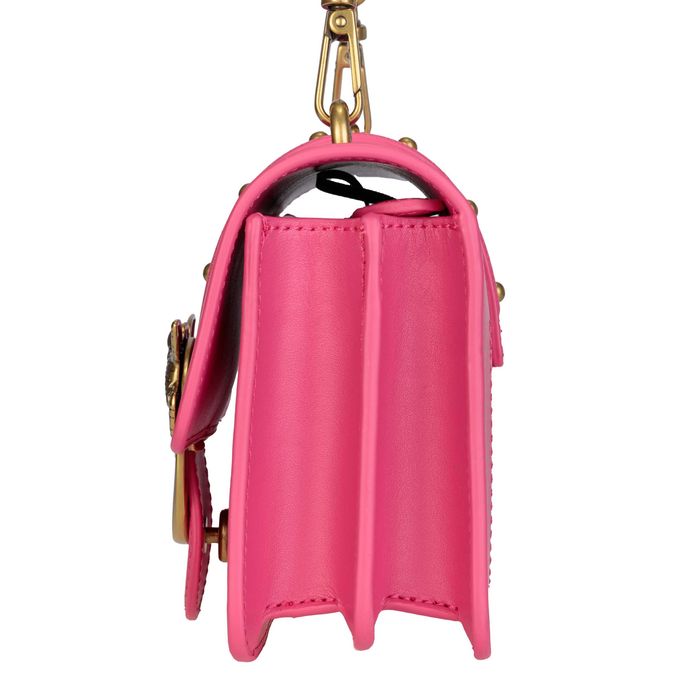 PINKO skórzana torebka listonoszka Love one Mini