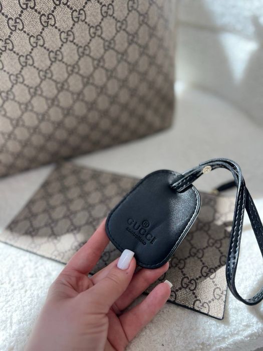 Шопер сумка Gucci лого без коробки