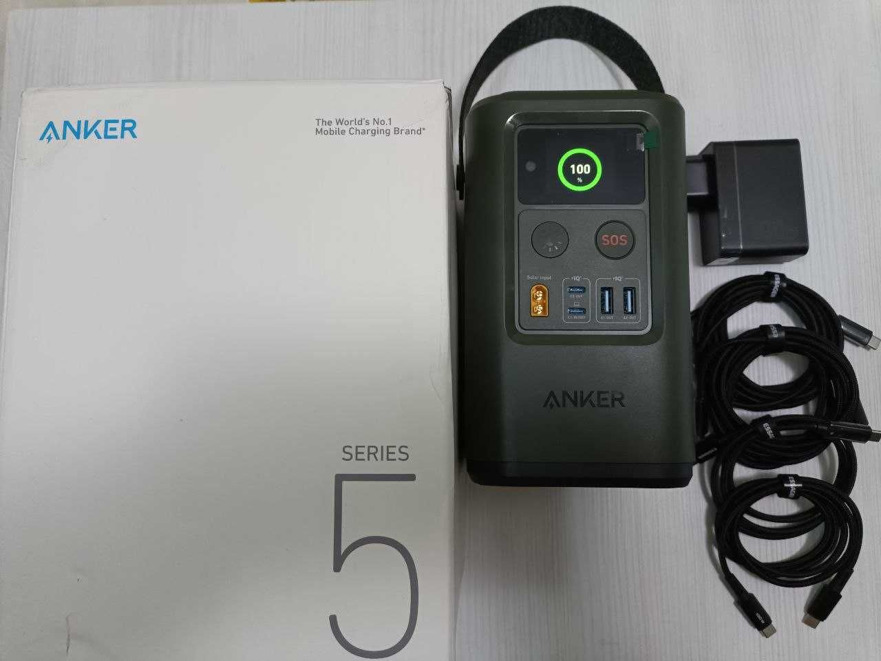 Повербанк зарядная станция Anker 548 + блок питания + кабели