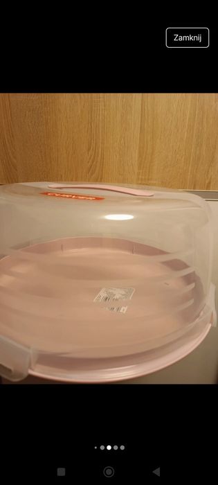 Duży pojemnik na tort/ciasto