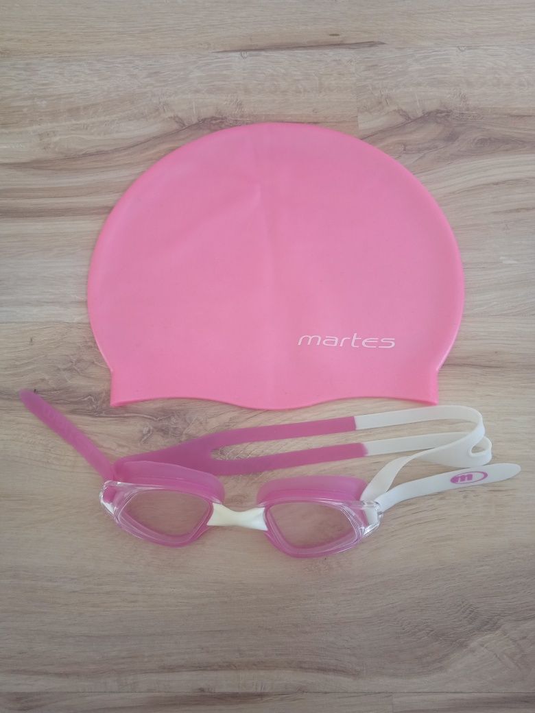 Zestaw czepek i okulary pływackie Martens 3-6 lat