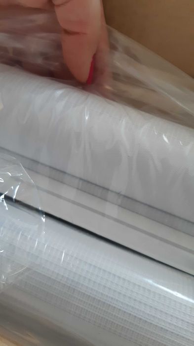 Rolety dzien noc BIAŁE 2 szt. 63x250cm