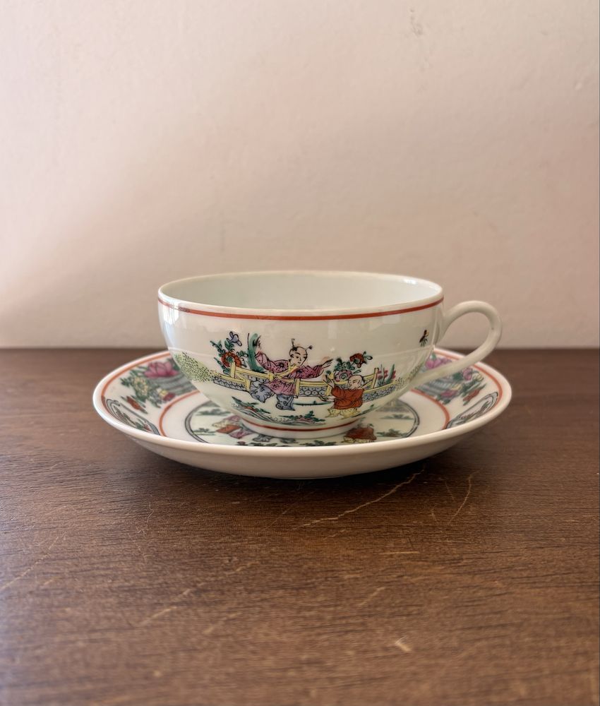 Bonito Serviço de Chá chinês, porcelana casca de ovo