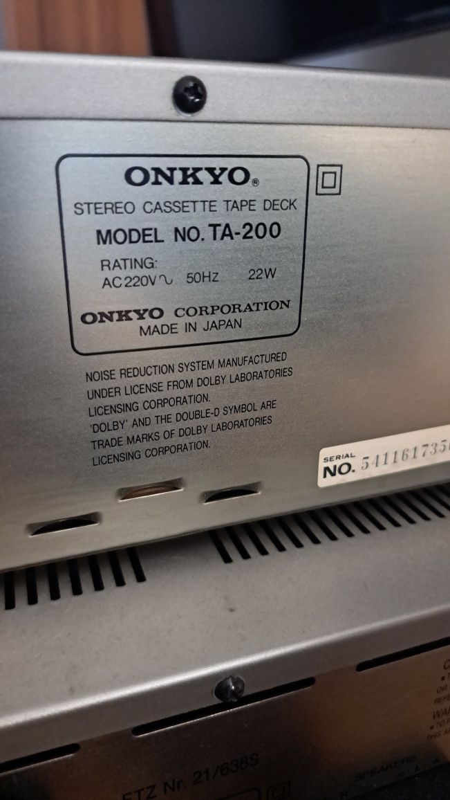 Zestaw Onkyo TA 200 plus TX 100