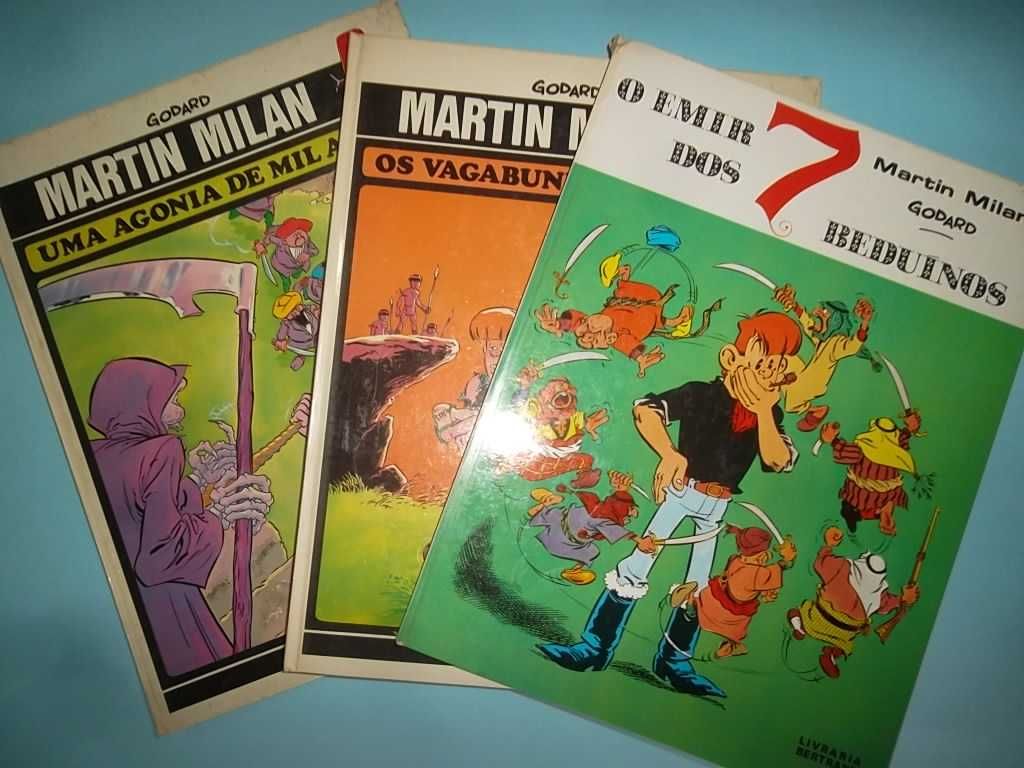 MARTIN MILAN - por Godard - Col. completa 3 volumes Bertrand.