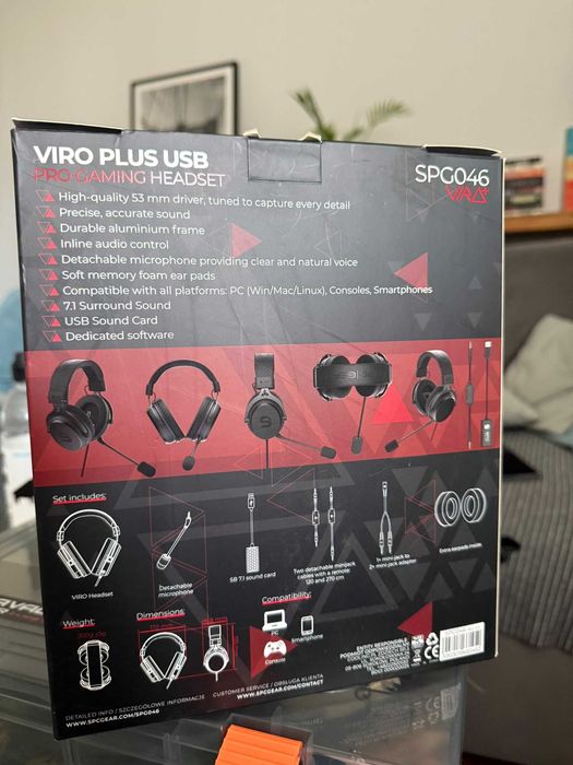 Słuchawki dla graczy SPC Gear VIRO Plus