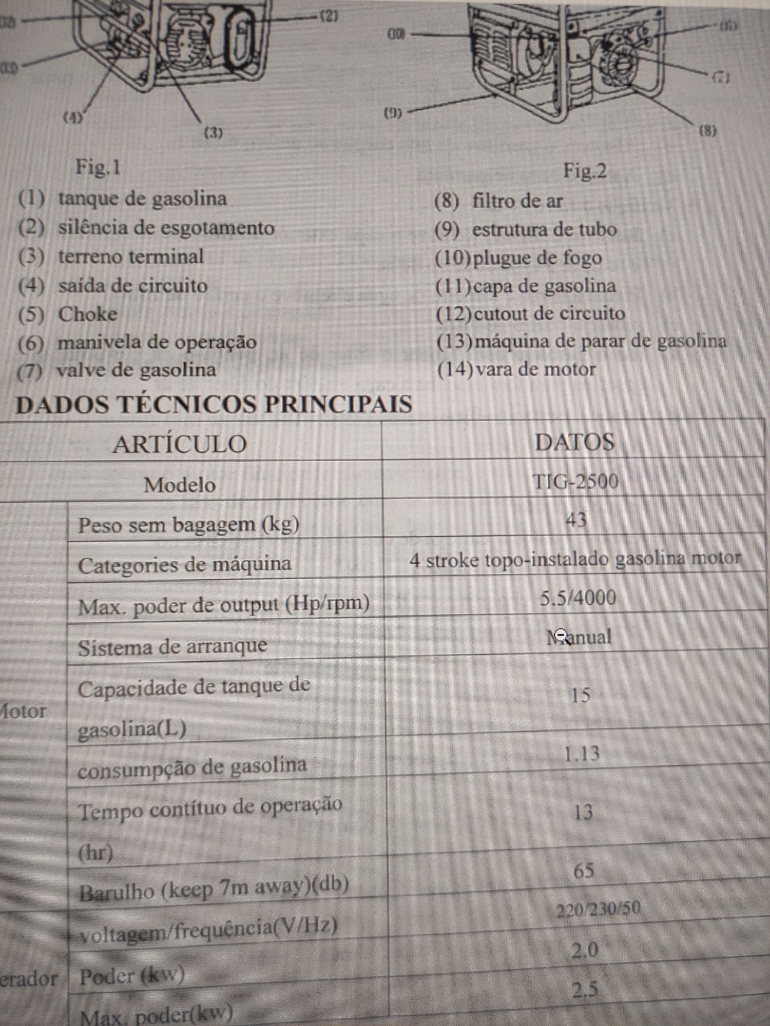 Gerador a Gasolina Tigher 2500w - Excelente Preço