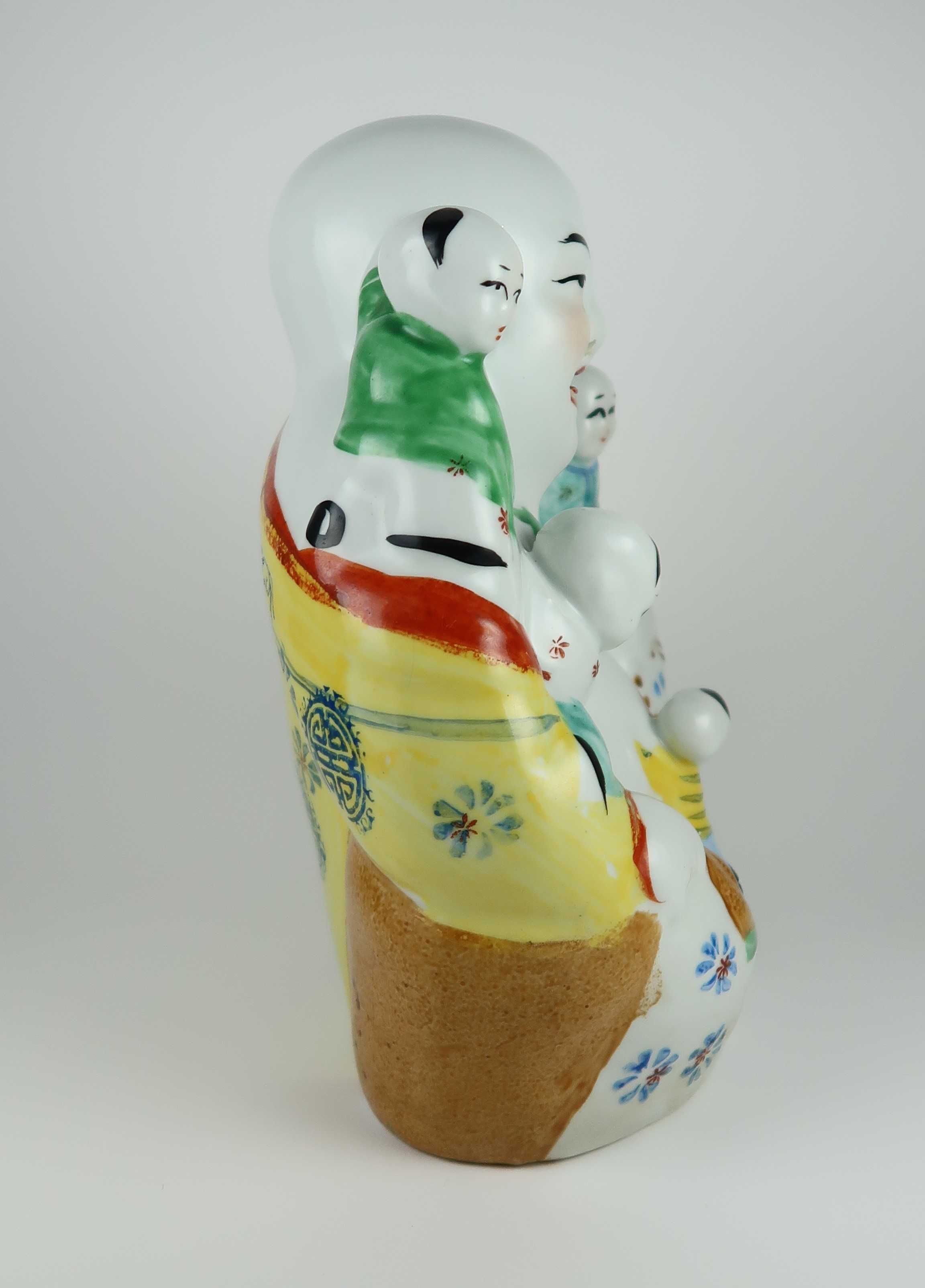 Buda da Fertilidade em porcelana da China - 23 cm