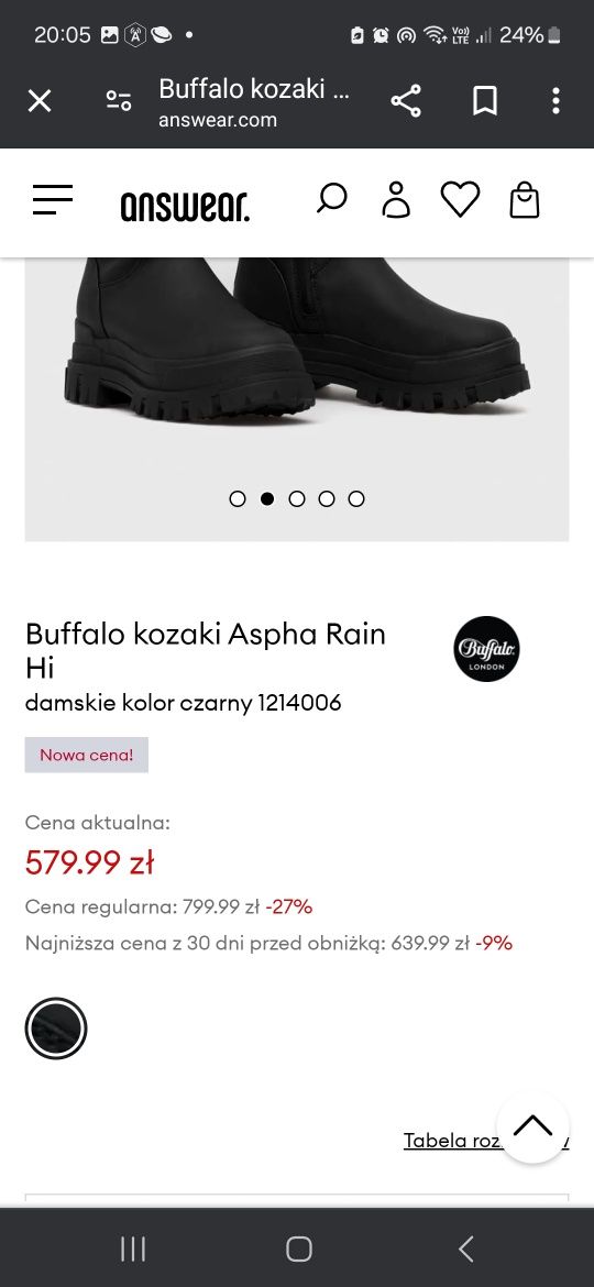 Buty Bufallo  rozm 38