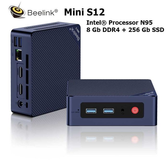 Портативний ПК Beelink Mini S12 8х256