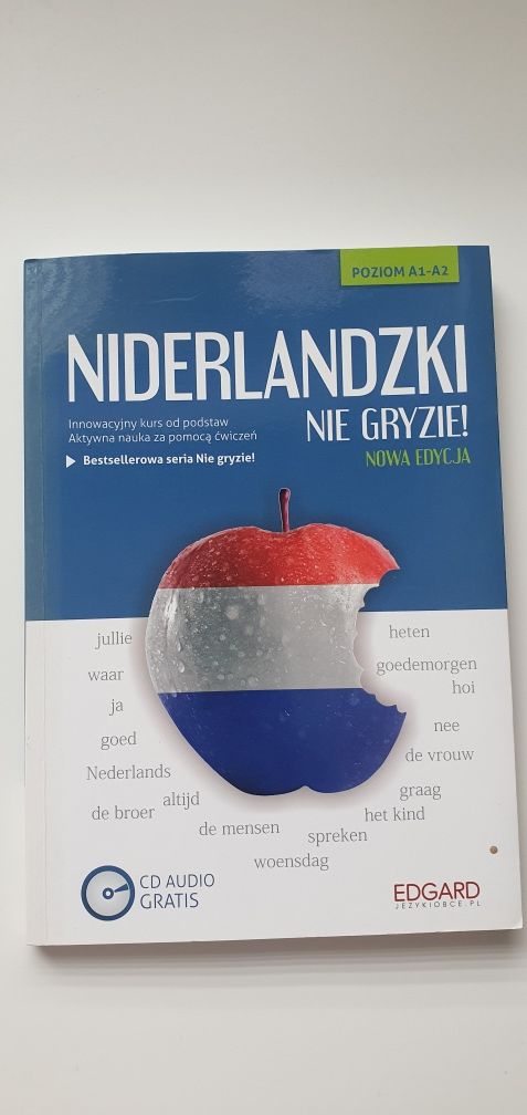 NOWY Podręcznik "Niderlandzki nie gryzie" A1-A2 wyd. Edgard płyta CD