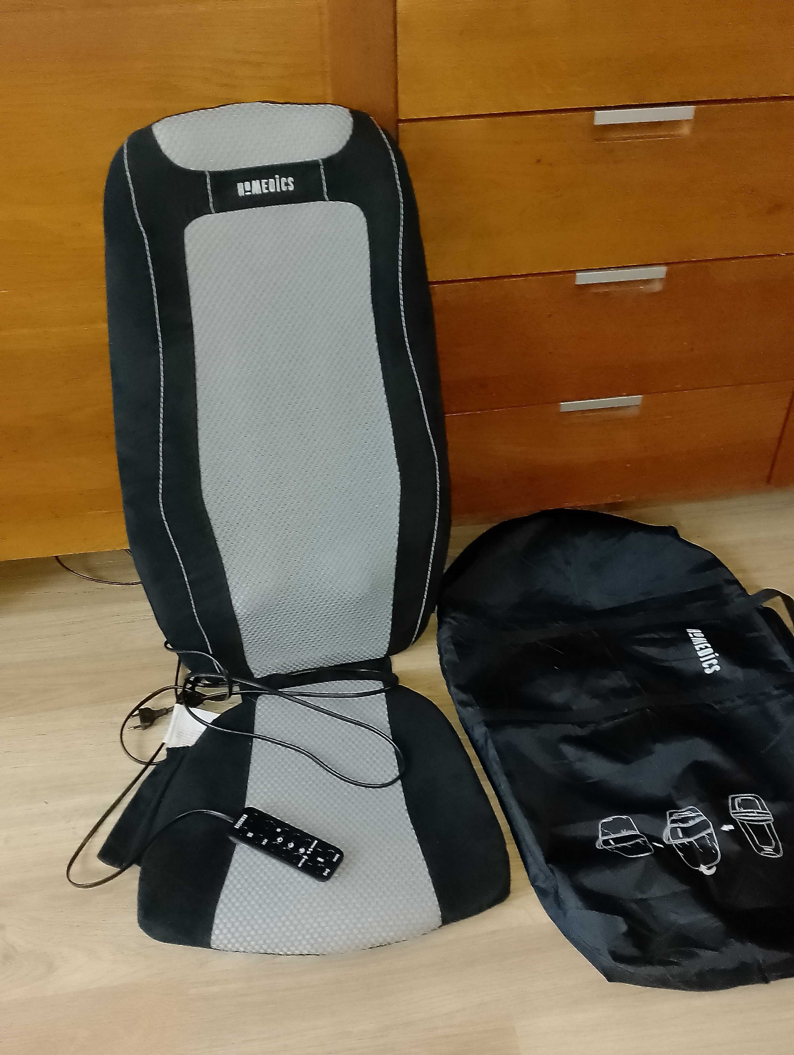 hOmedics Mata 3D do masazu Shiatsu biura nakladka na fotel z pilotem