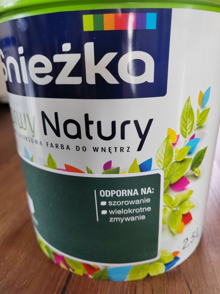 Farba Śnieżka Naturalna Zieleń nr 177