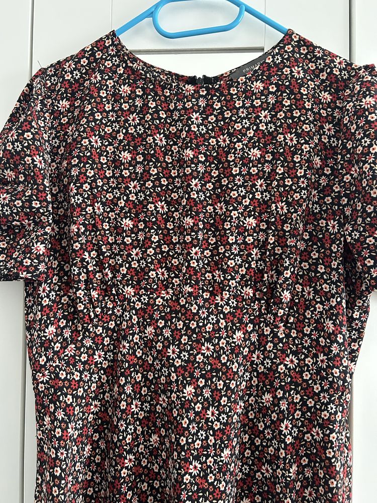 Sukienka maxi w kwiaty, z krótkim rękawem rozmiar 44 Primark