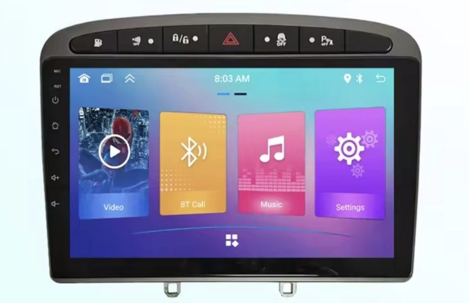 ‼️ Peugeot 3008 5008 307 206 407 ‼️ Android магнітола, 8/128, Carplay