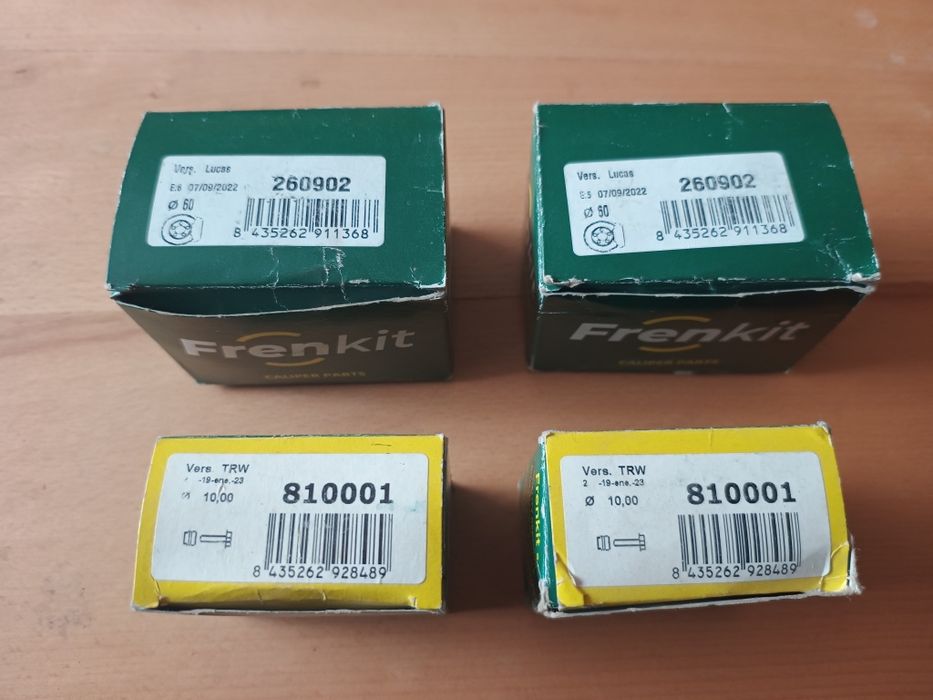 Frenkit 260902 повний рем комплект супортів передніх Renault Laguna 1